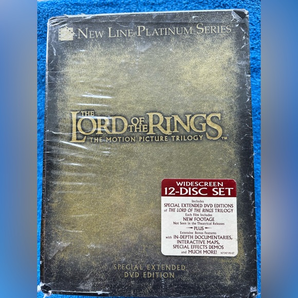 Lord of the Rings: The Motion Picture Trilogy(DVD 2004 12-Disc Set Extended